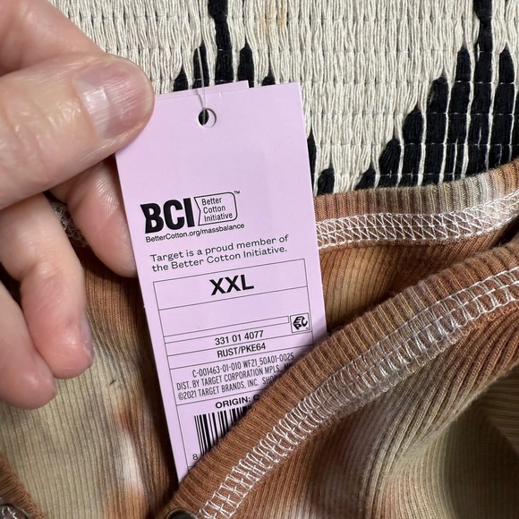 Wild Fable Brown and Cream Fitted Tank Bodysuit - Picture 6 of 11